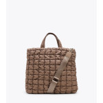 ΤΣΑΝΤΑ ΧΕΙΡΟΣ ΜΕ ΤΕΧΝΙΚΗ KAΠITONE PUFFER BROWN
