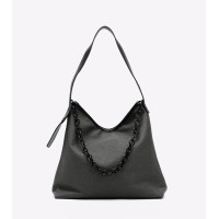 ΤΣΑΝΤΑ ΩΜΟΥ ΜΕ ΤΕΧΝΙΚΗ CRAQUELLE ΚΑΙ ΔΙΑΚΟΣΜΗΤΙΚΉ ΑΛΥΣΙΔΑ BLACK