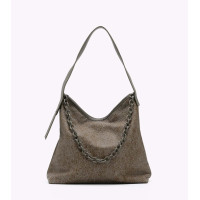 ΤΣΑΝΤΑ ΩΜΟΥ ΜΕ ΤΕΧΝΙΚΗ CRAQUELLE ΚΑΙ ΔΙΑΚΟΣΜΗΤΙΚΉ ΑΛΥΣΙΔΑ BROWN