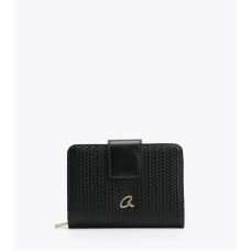 ΠΟΡΤΟΦΟΛΙ ADLEY ΜΕ ΜΟΤΙΒΟ HERRINGBONE ΣΕ ΜΙΚΡΟ ΜΕΓΕΘΟΣ BLACK