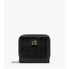 ΠΟΡΤΟΦΟΛΙ DEMI ΜΕ ΓΡΑΜΜΩΣΕΙΣ ΣΕ ΜΙΚΡΟ ΜΕΓΕΘΟΣ BLACK