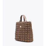 ΤΣΑΝΤΑ ΧΕΙΡΟΣ ΜΕ ΤΕΧΝΙΚΗ KAΠITONE PUFFER BROWN